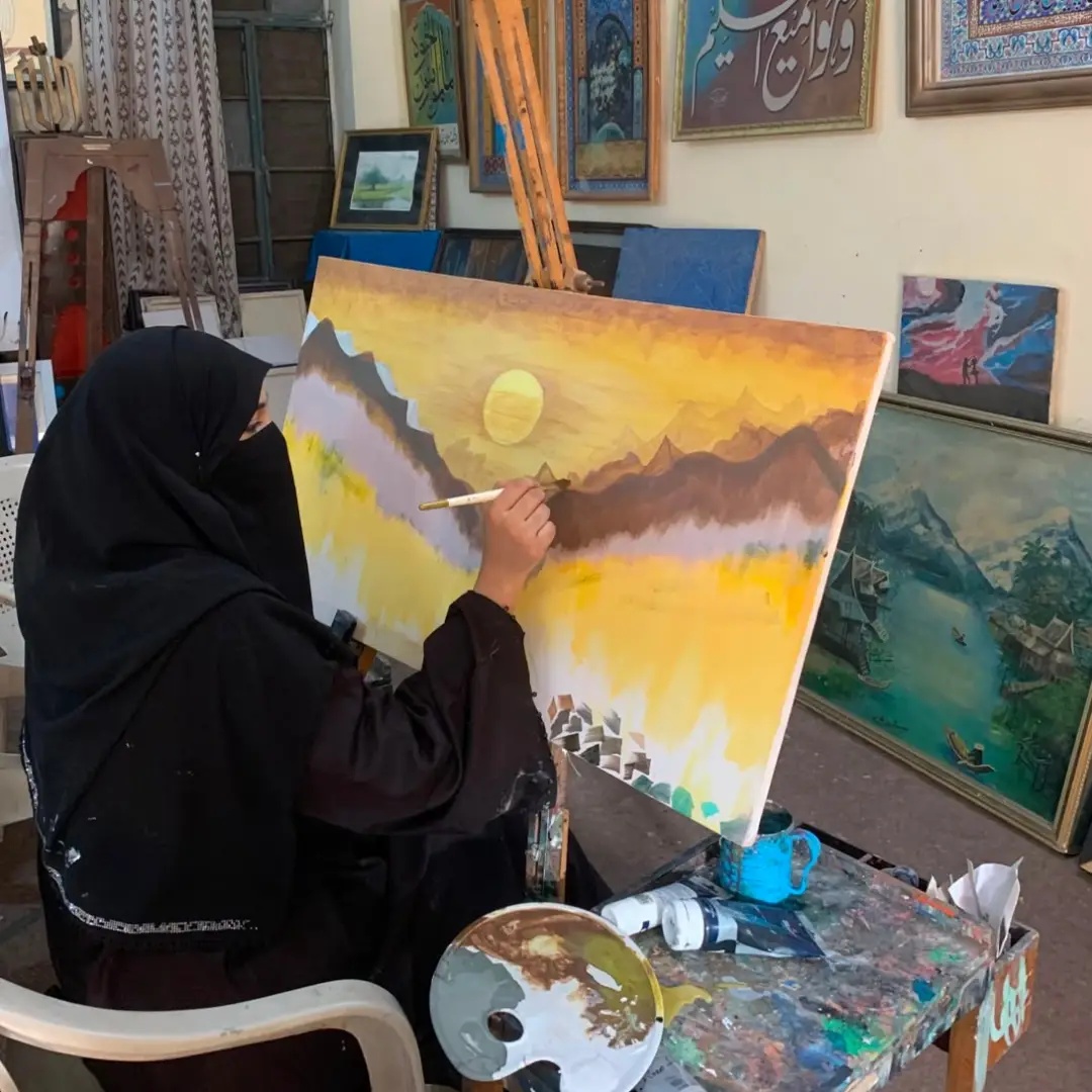 Fine Art Class at Shakarganj Foundation's Jhang Art Gallery