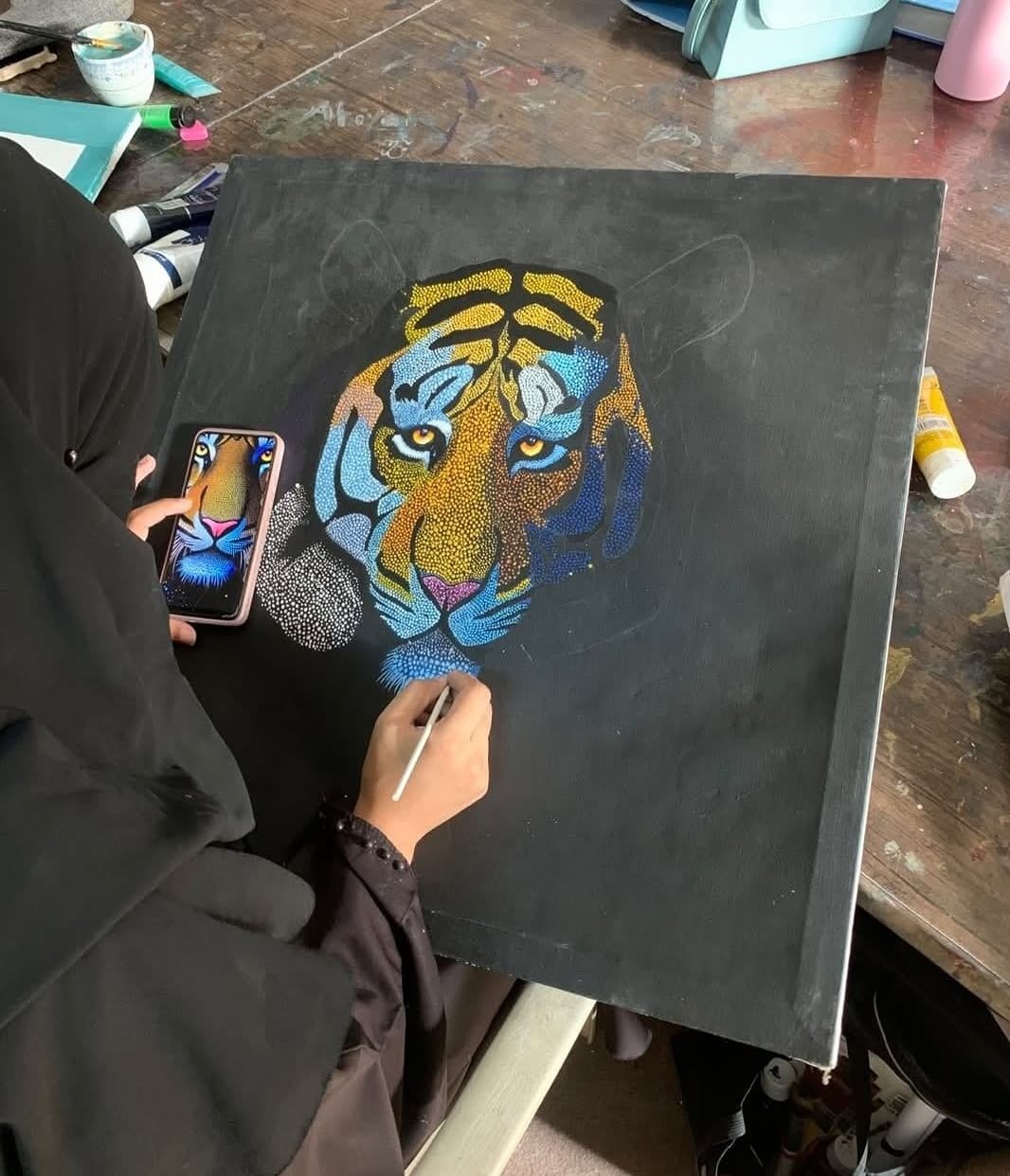 Fine Art Class at Shakarganj Foundation's Jhang Art Gallery