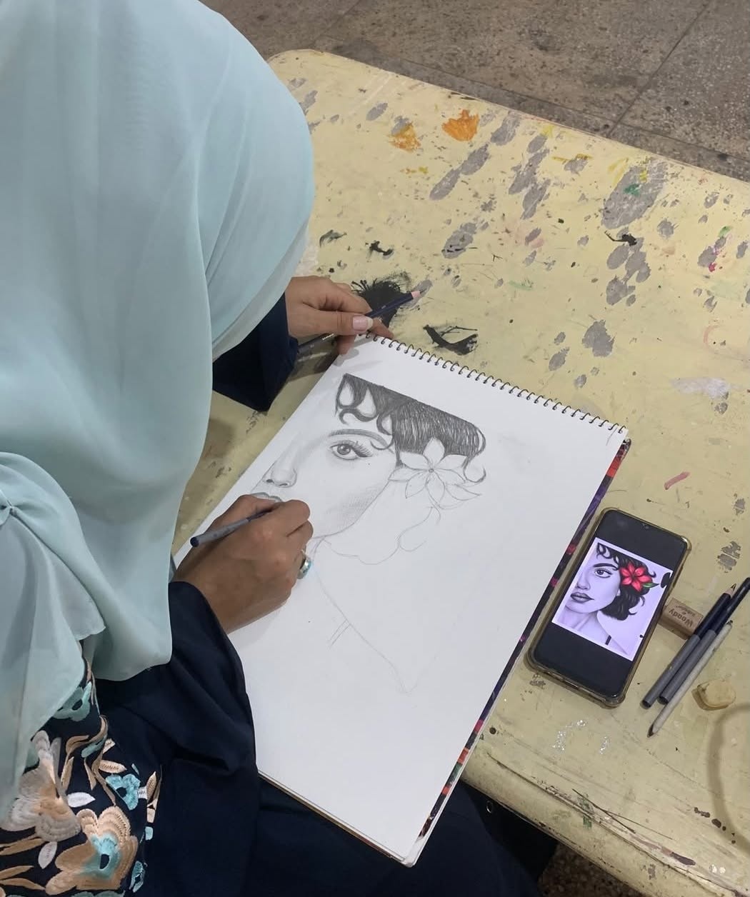 Fine Art Class at Shakarganj Foundation's Jhang Art Gallery